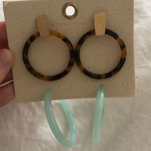 Anthropologie Earring Set of 2